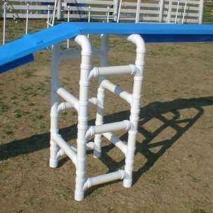 non-adjustable agility dog walk stands