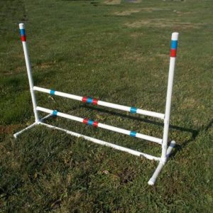 dog agility single jump – 1” PVC