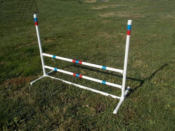 dog agility single jump – 1” PVC